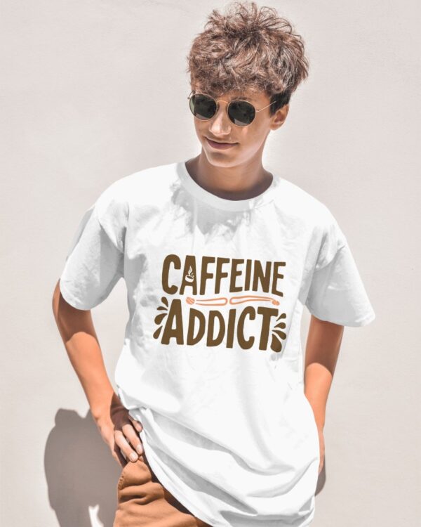 caffiene addict t shirt