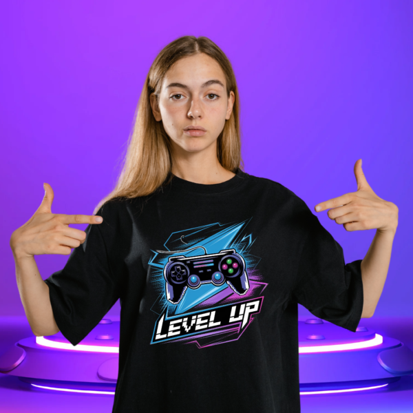 level up - gaming T shirt